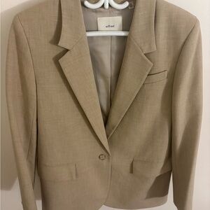 Aritzia Wilfred Tan Blazer